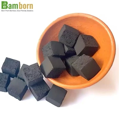 Yemek Pişirmek İçin Bambu Kömür Parçaları